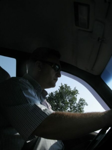 Foto de mi conductor, que además tiene nacionalidad de Transnistria