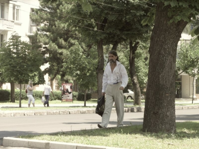 Gente de paso por Tiraspol