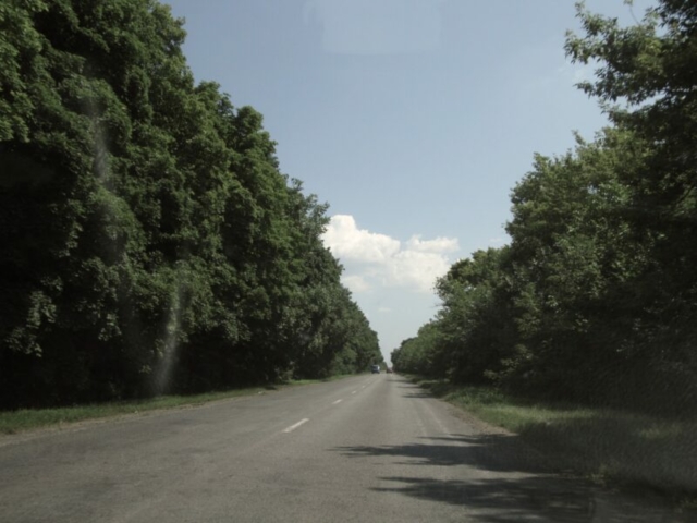 Las carreteras en Ucrania como vemos son algo mejor