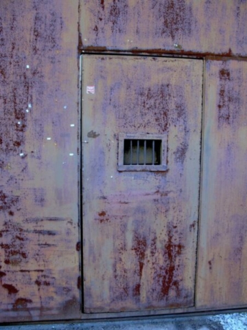 La puerta de la temerosa cárcel de Patarei.
