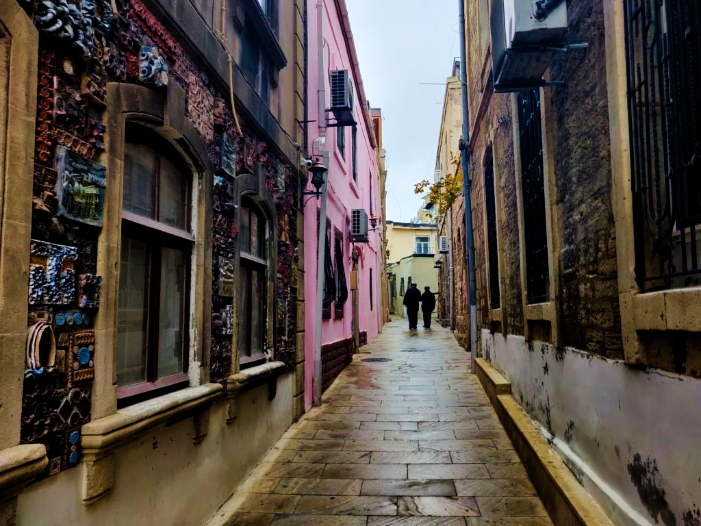 Calles del casco antiguo, Baku, Azerbaiyán